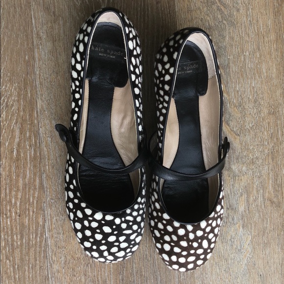 Kate Spade Calf Hair Dot Kitten Heel - Picture 5 of 11